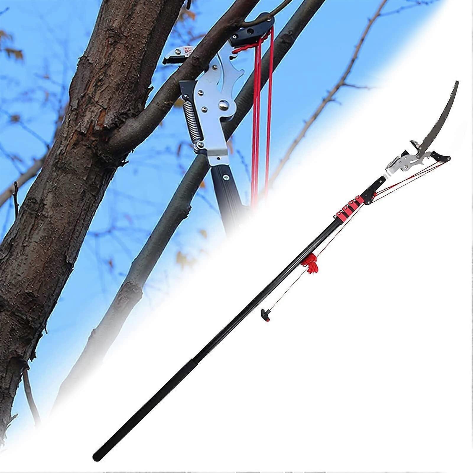Telescopic Pruner 18FT Adjustable Professional Garden Pruning Tool Lightweight Aluminium Construction