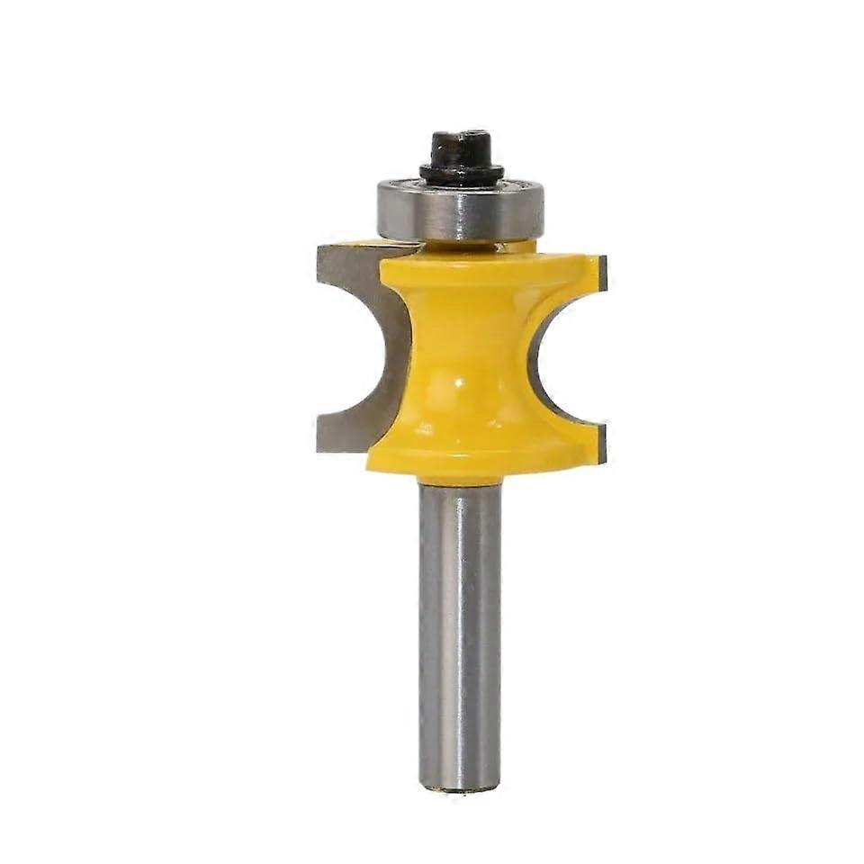 Bullnose Router Bit 8 mm Shank, C3 Carbide Tipped Woodworking Cutter, 8 x 15.9 mm, 1-Piece Set