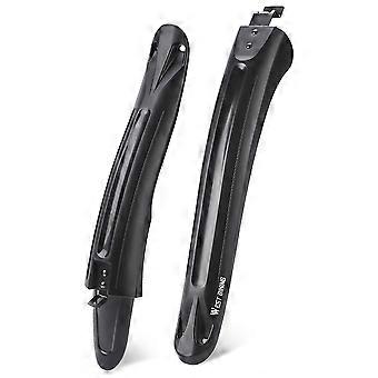 WEST BIKING YP0714028 1 Pair Arc Design Front and Rear Mountain Bike Widened Fenders