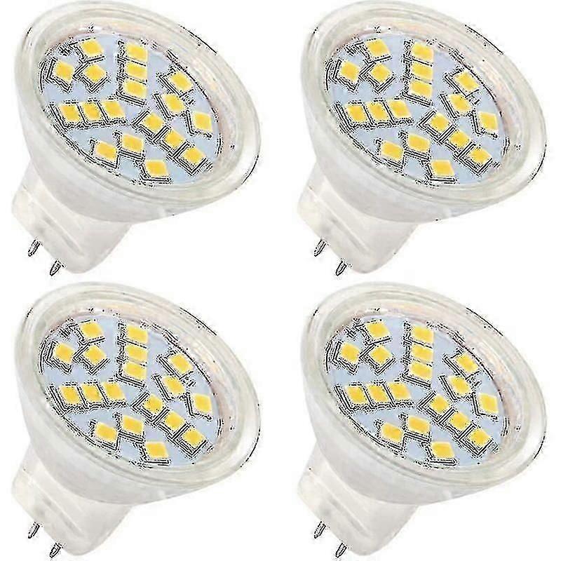Mr11 Gu4 12V Led 4W Warmweiß 3000K, entspricht 35W Halogenlampen, 120 Abstrahlwinkel, Packung mit 4-