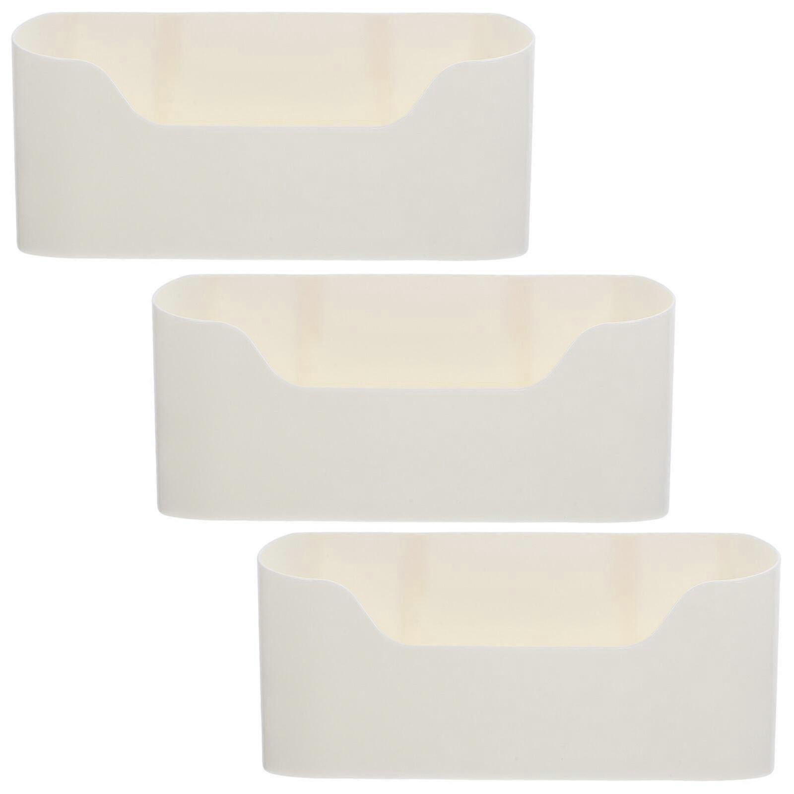 粘着式壁掛け収納ボックス 3個入り 日用品収納 壁掛けオーガナイザー シャワー収納ラック