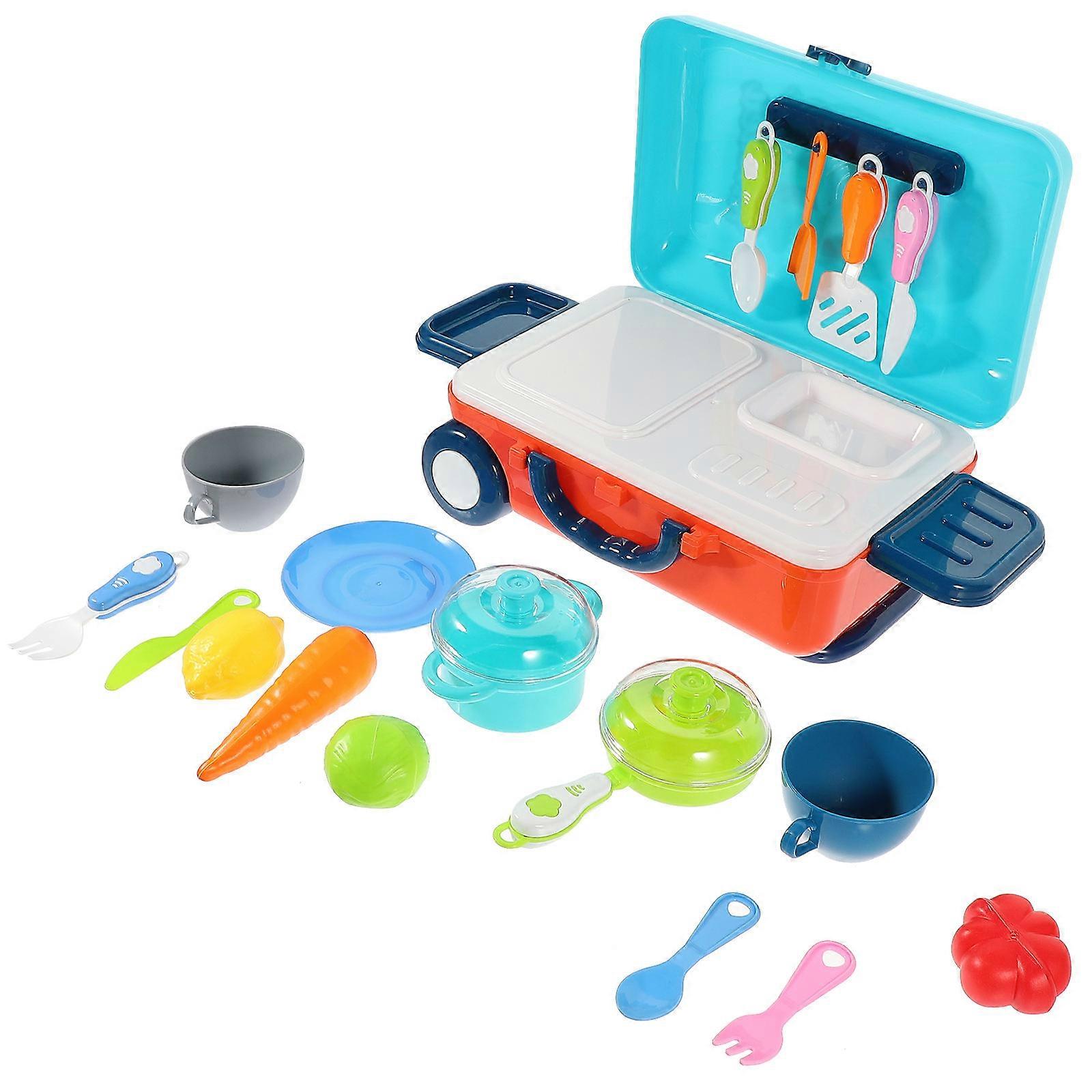 Here's a polished and engaging product description based on your input:
**Creative Kitchenware Set – Realistic Pretend Play Cooking Accessories
