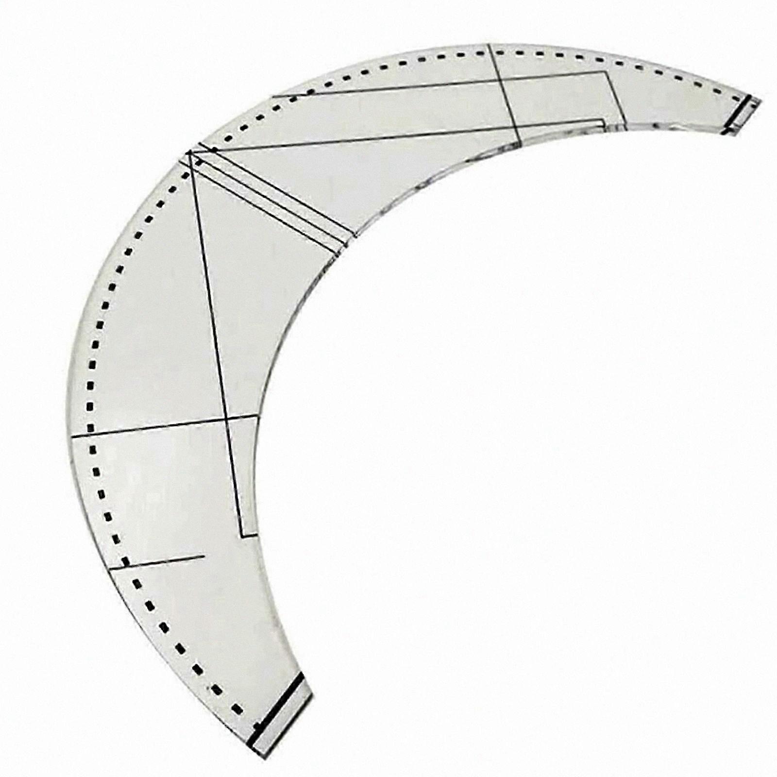 Precision Folding Ruler for Sewing and Pattern Design with Accurate Measurements