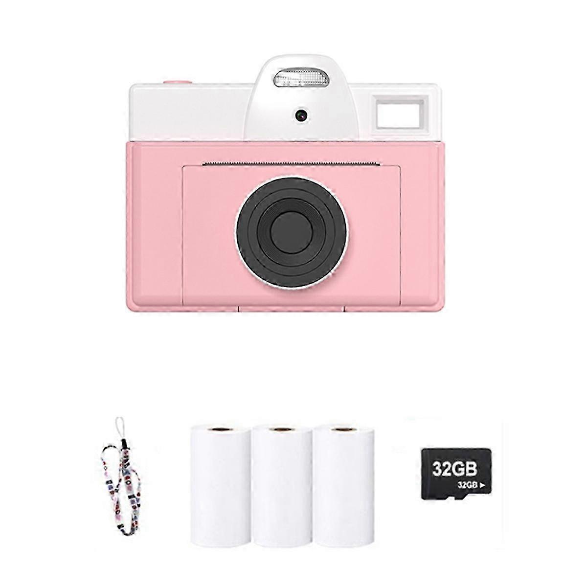 Children Camera Instant Print Kids Digital Thermal Print Camera B