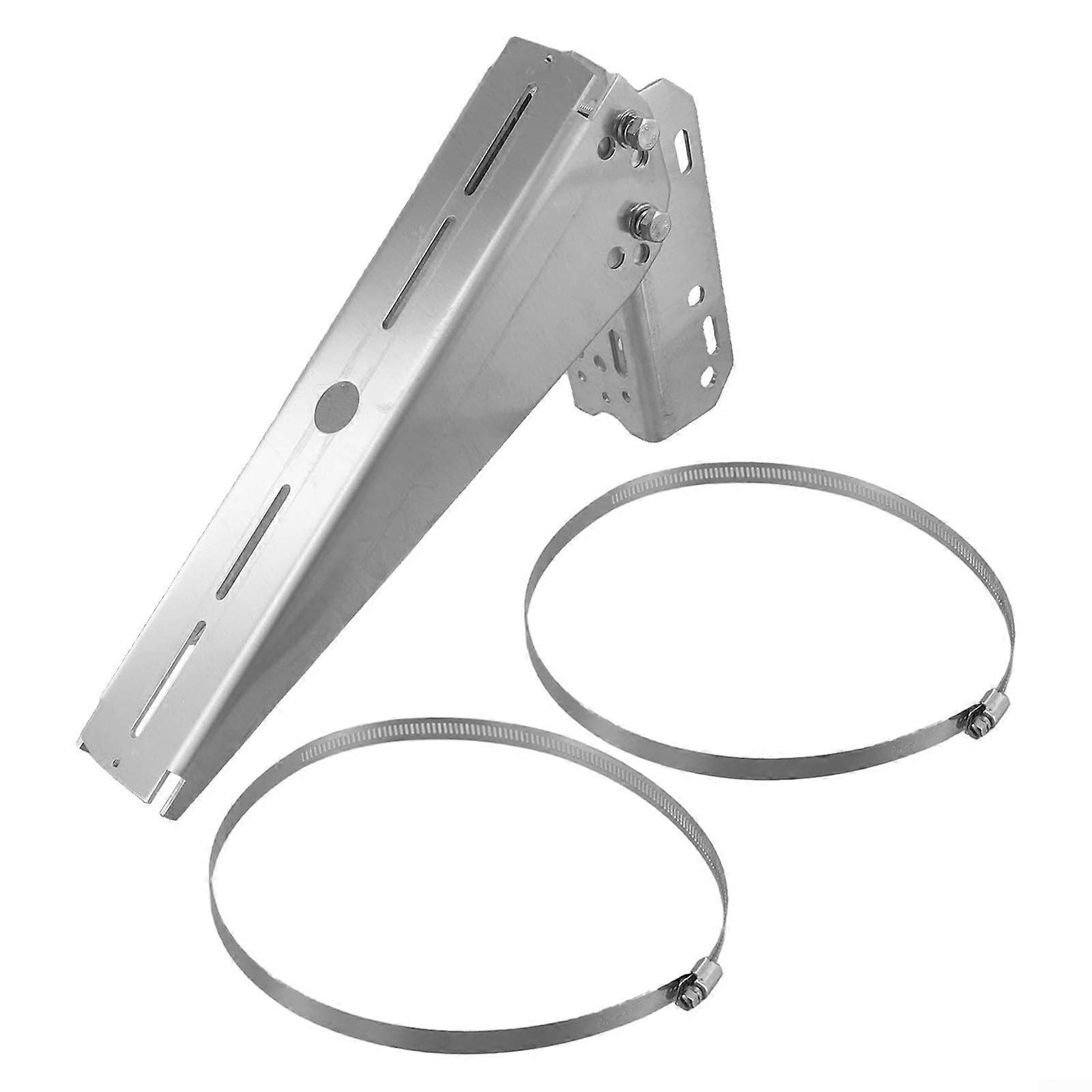 Solar Panel Mount Bracket  30 Degree Adjustable Wall and Pole Mount, Aluminum, Single Panel, Easy Install, Fits Panels