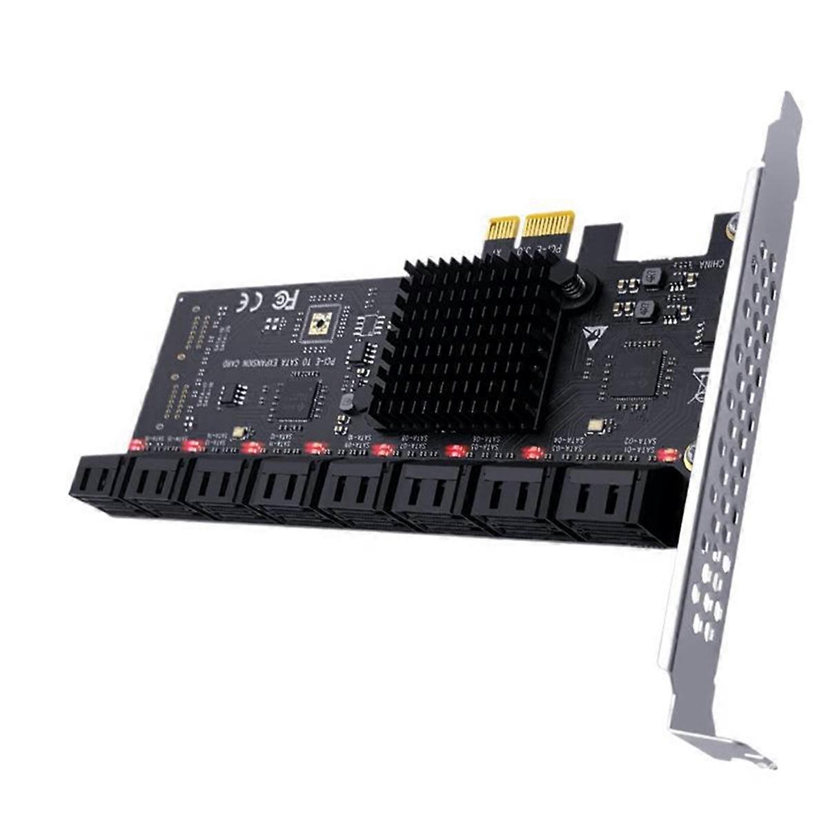 PCIE Adapter Mining 16 Ports 6Gb to PCI Express Controller Expansion Card PCIe to III Converter for PC