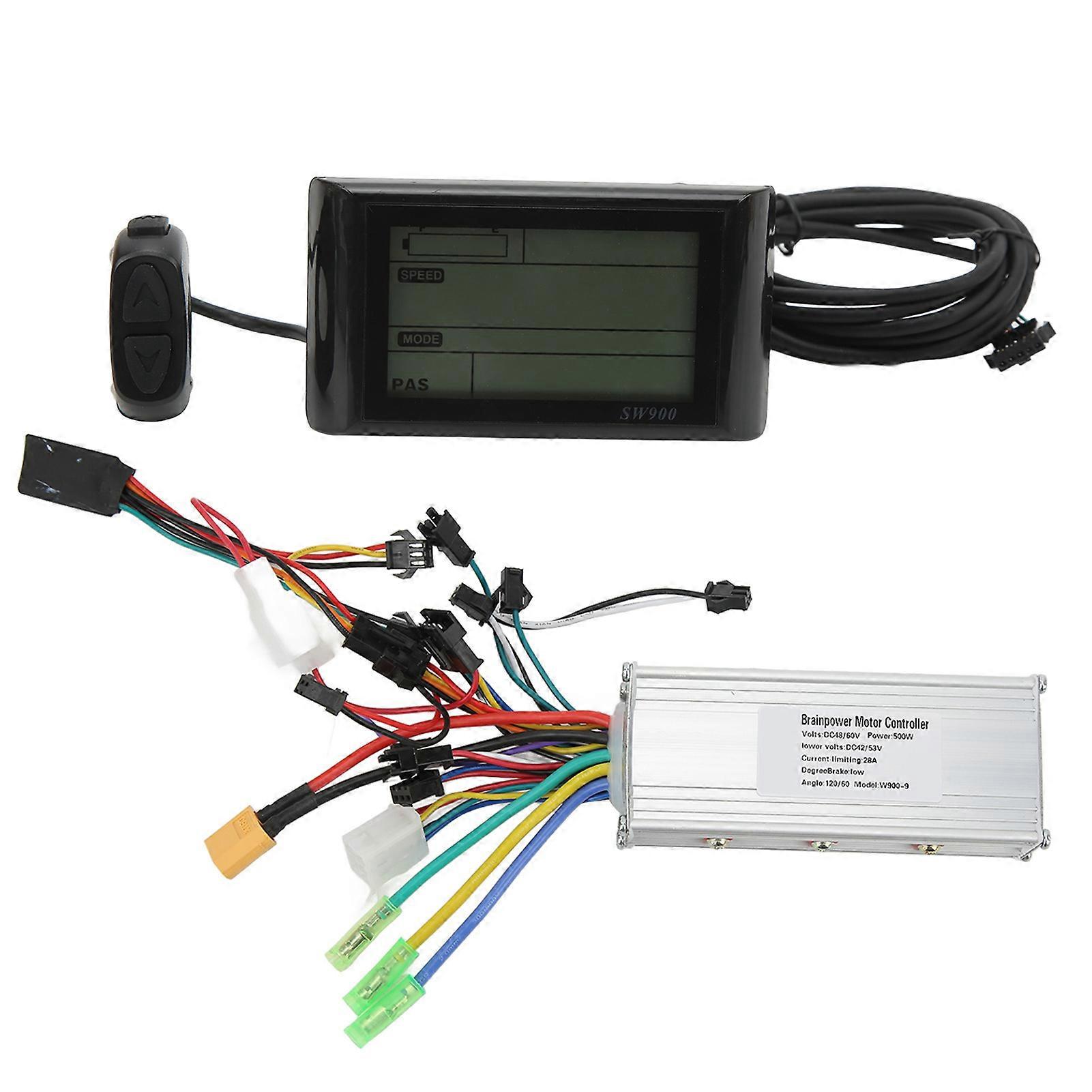 48V 60V 500W Brushless Motor Controller Kit with LCD Display