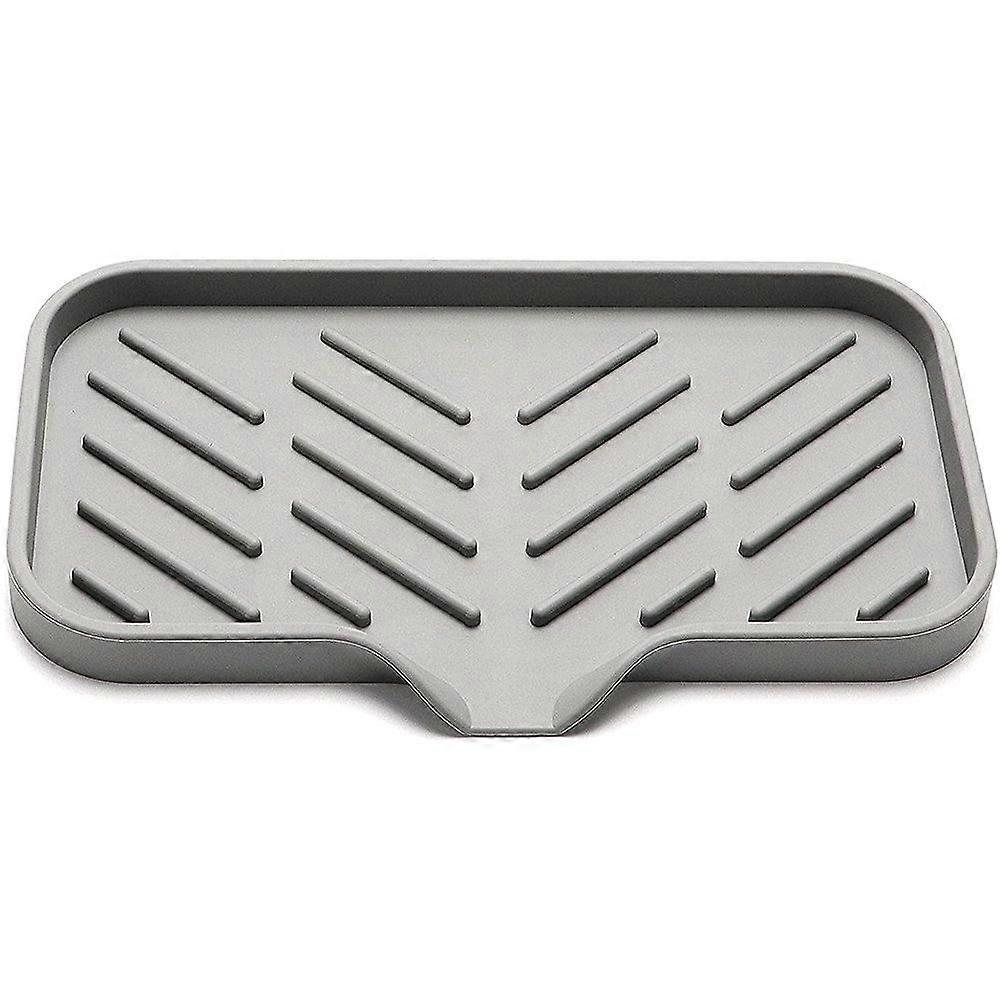 Silicone Kitchen Soap Tray, Sink Tray Drain Sponge Rack, Sink Storage Tray, Used for Sponge Soap Di