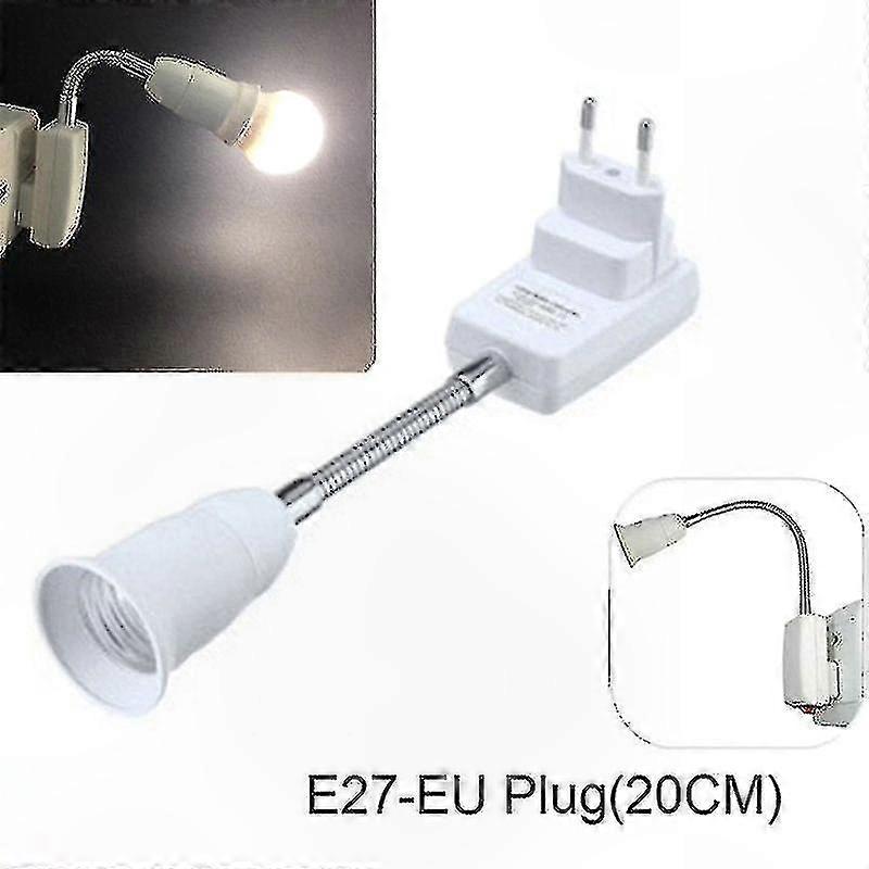 E27 Socket Adapter with On/Off Switch for All Direction Bulb Use