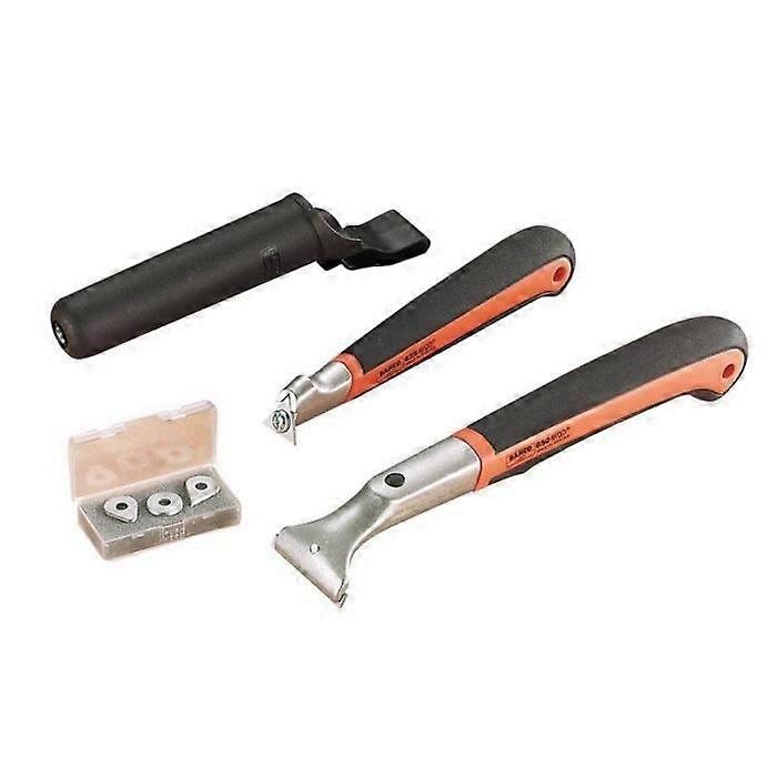 BAHCO scrapers - Set of 2 with profiled blades for finishing work and routine stripping