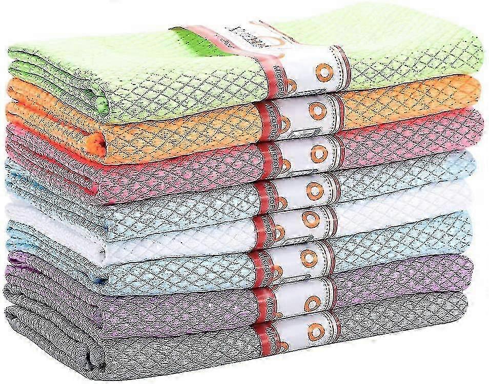 2025 Ensemble De 8 Torchons En Coton