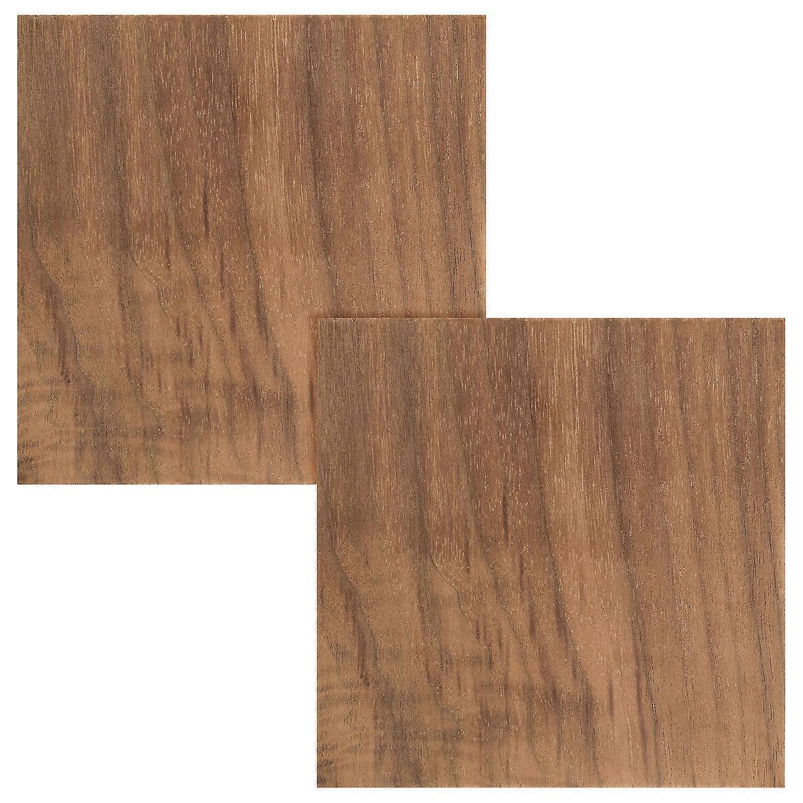 Thickened Black Walnut Wood Planks For Diy Home Decoration Art Projects 10X10X0.8CM Smooth And 4Pcs