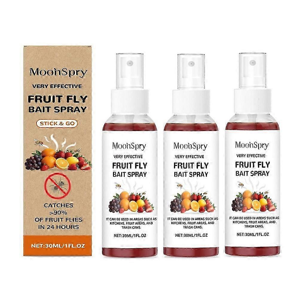 1-3X Portable- Fruit Fly Spray , Highly Effective Fruit Fly