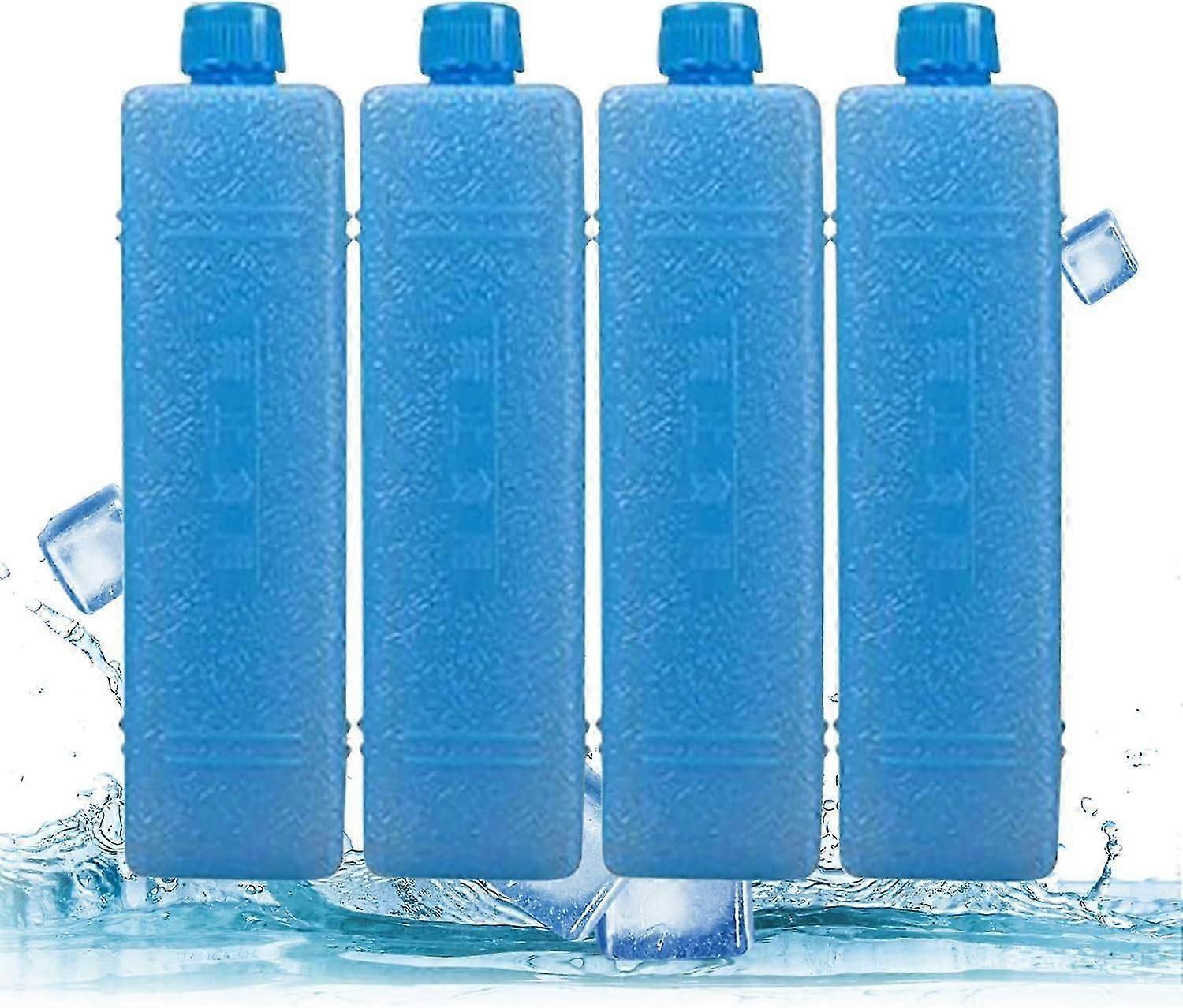 Freezer blocks for long lasting cooling, reusable ice packs 4pcs portable