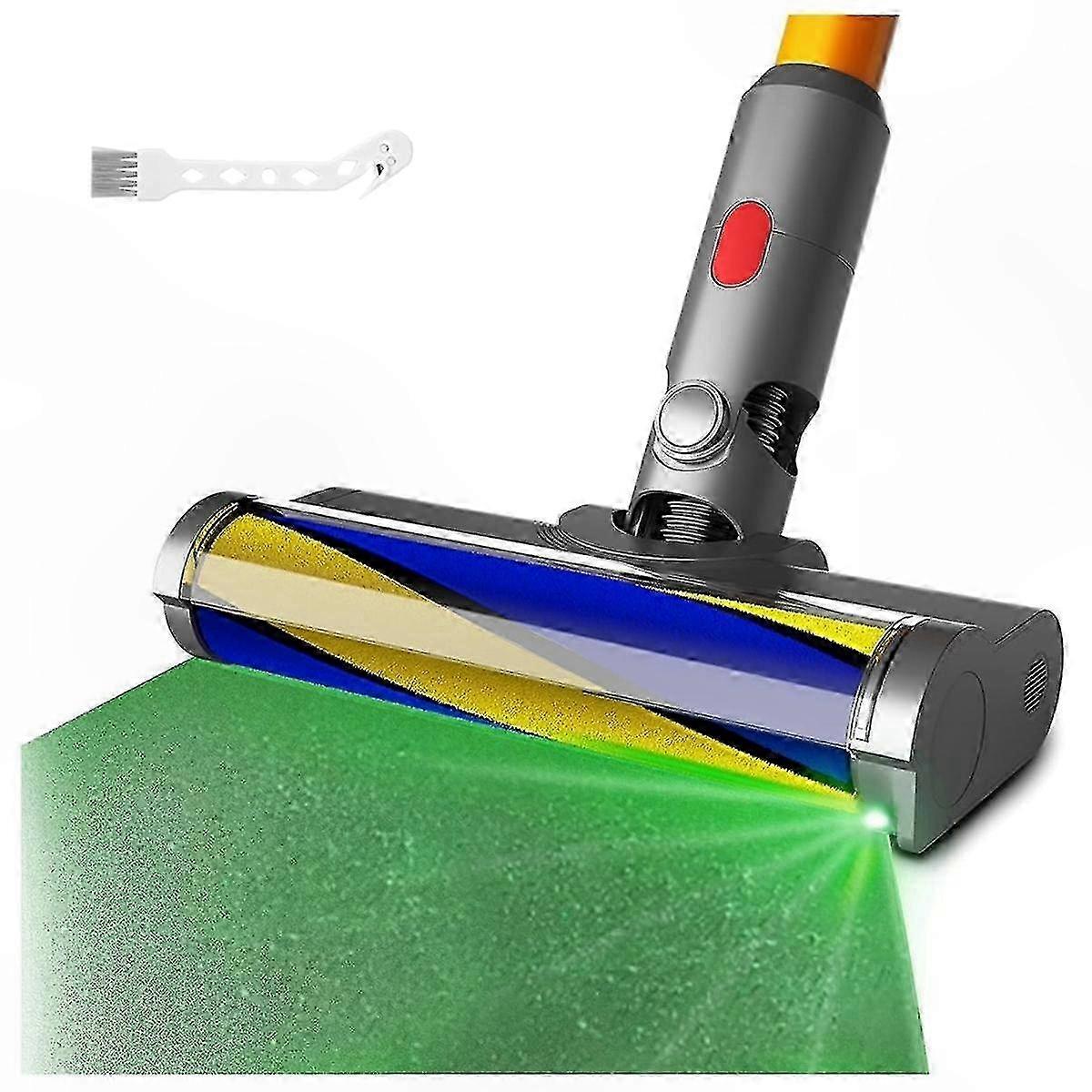 Vacuum Cleaner Attachments with Dust Detection Light and Soft Roller Head for Multi-Model Compatibility