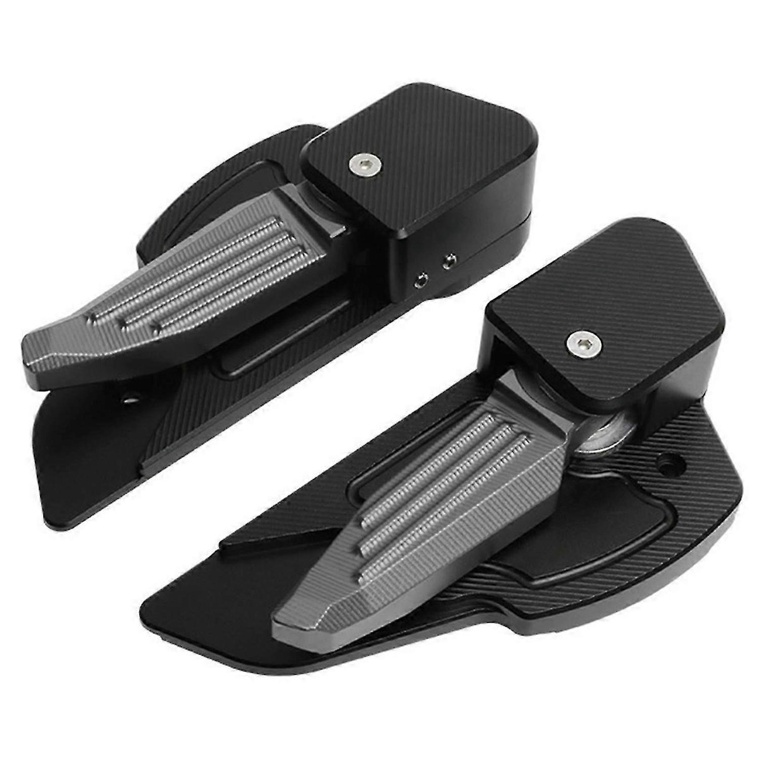 Automatic Fold Rear Foot Pedal for Primavera150 Black+Titanium