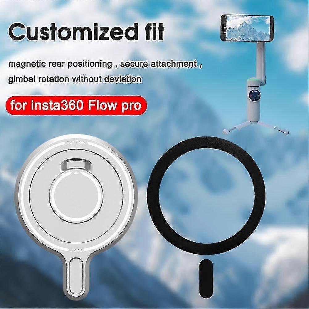 For Insta360 Flow Magnetic Adapter Base Mobile Gimbal Magafe Expansion Parts 2025