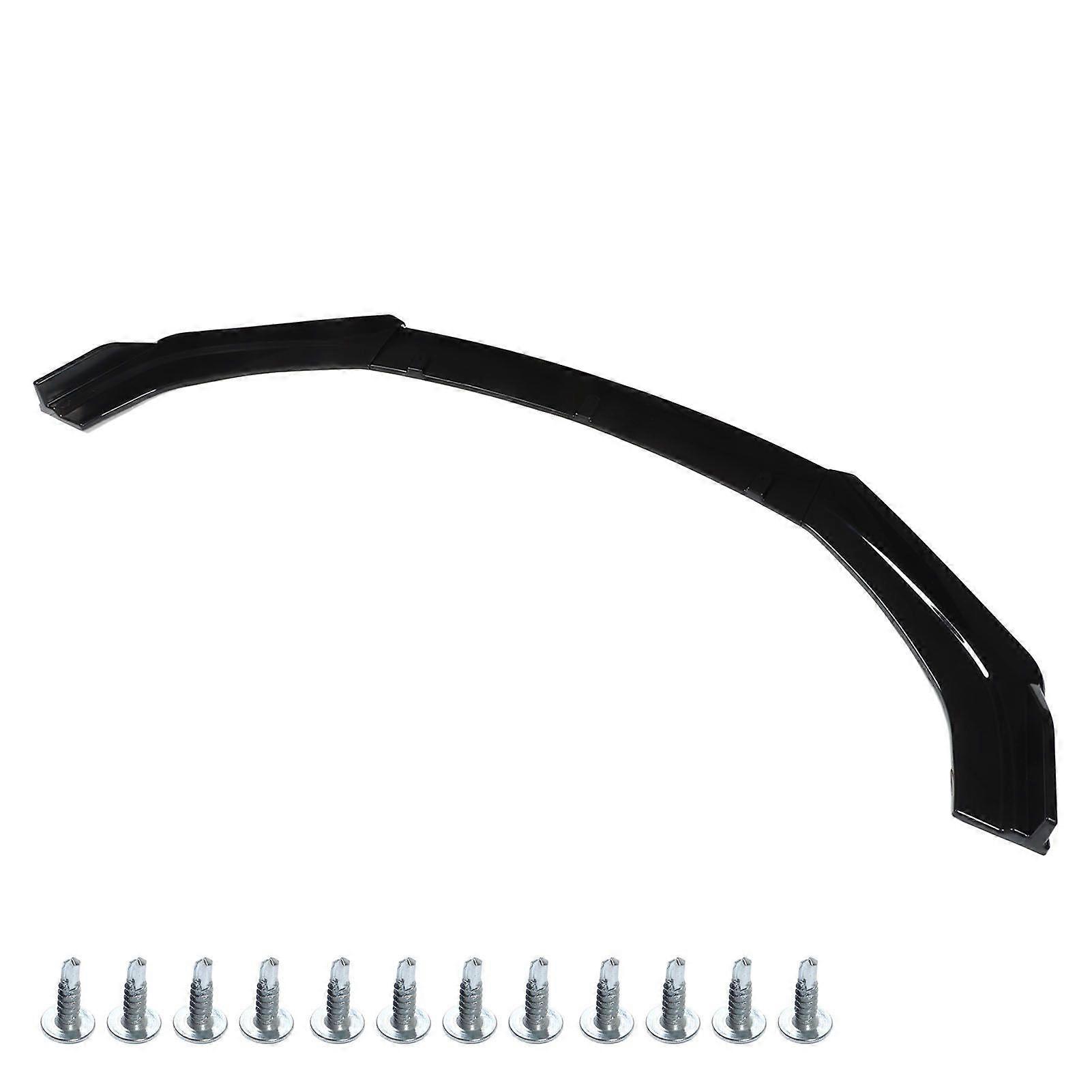 3 Stück Frontstoßstange Lippensplitter Kit Glanz Schwarz Hohe Zähigkeit Frontspoiler Bodykit