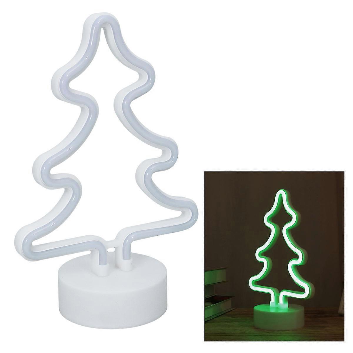LED Neon Lamp Christmas Tree Neon Sign for Lighting with Holder