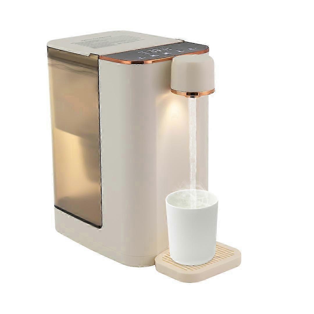 Desktop Instant Hot Water Dispenser Rectangular Design 4 Gears Quantitative Anti-scald Child Lock Anti-slip