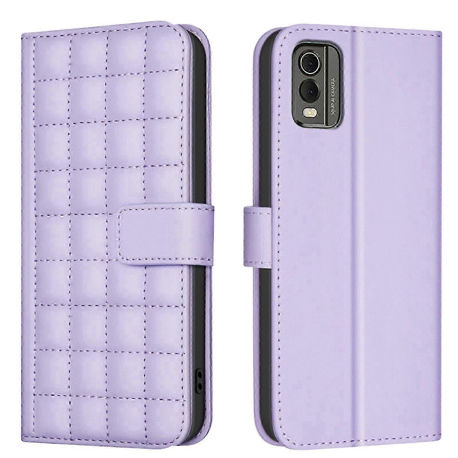 Square Texture Leather Phone Case