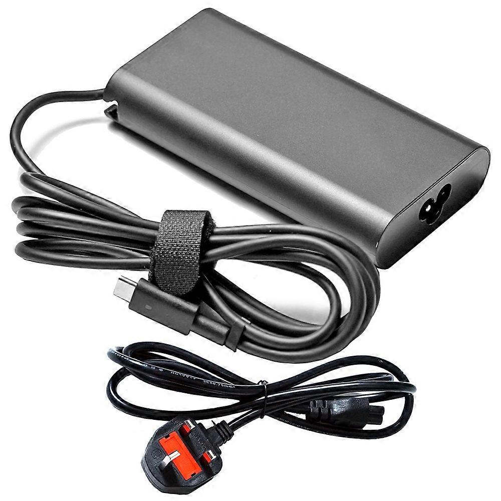 USB-C Charger Adapter 20V 4.5A 90W Laptop AC Power Adapter for Dell Latitude Series - UK Plug
