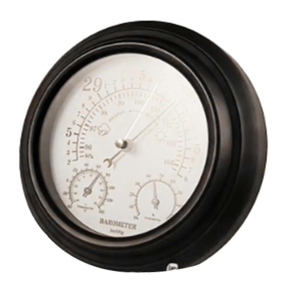 3 in 1 Barometer Thermometer Hygrometer Atmospheric Pressure Temperature Gauge Outdoor Weather Station Humidity Meter