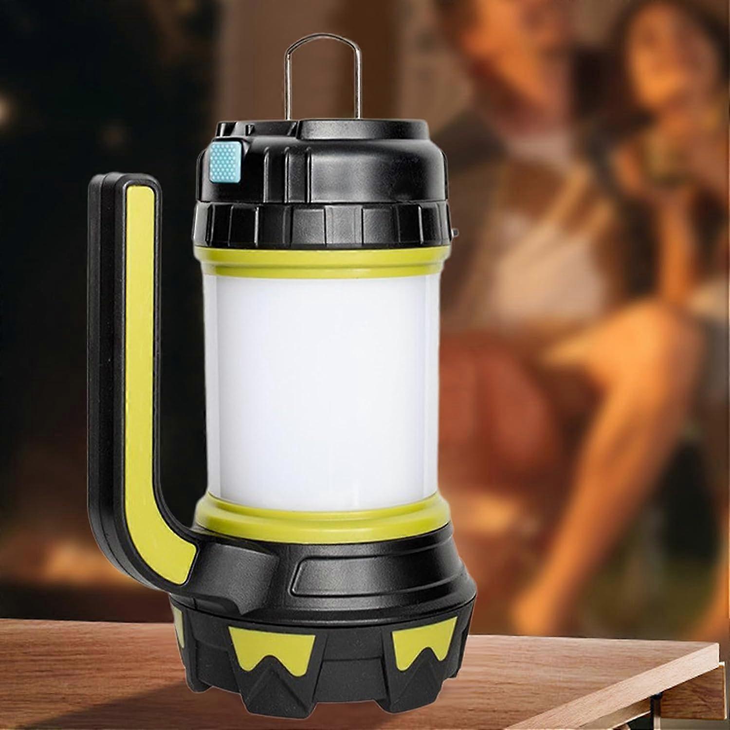 Spotlights Outdoor Handheld Lantern Flashlight With Handle 6 Modes LED Lantern For Hiking Camping Boating Fishing Garden Courtyard