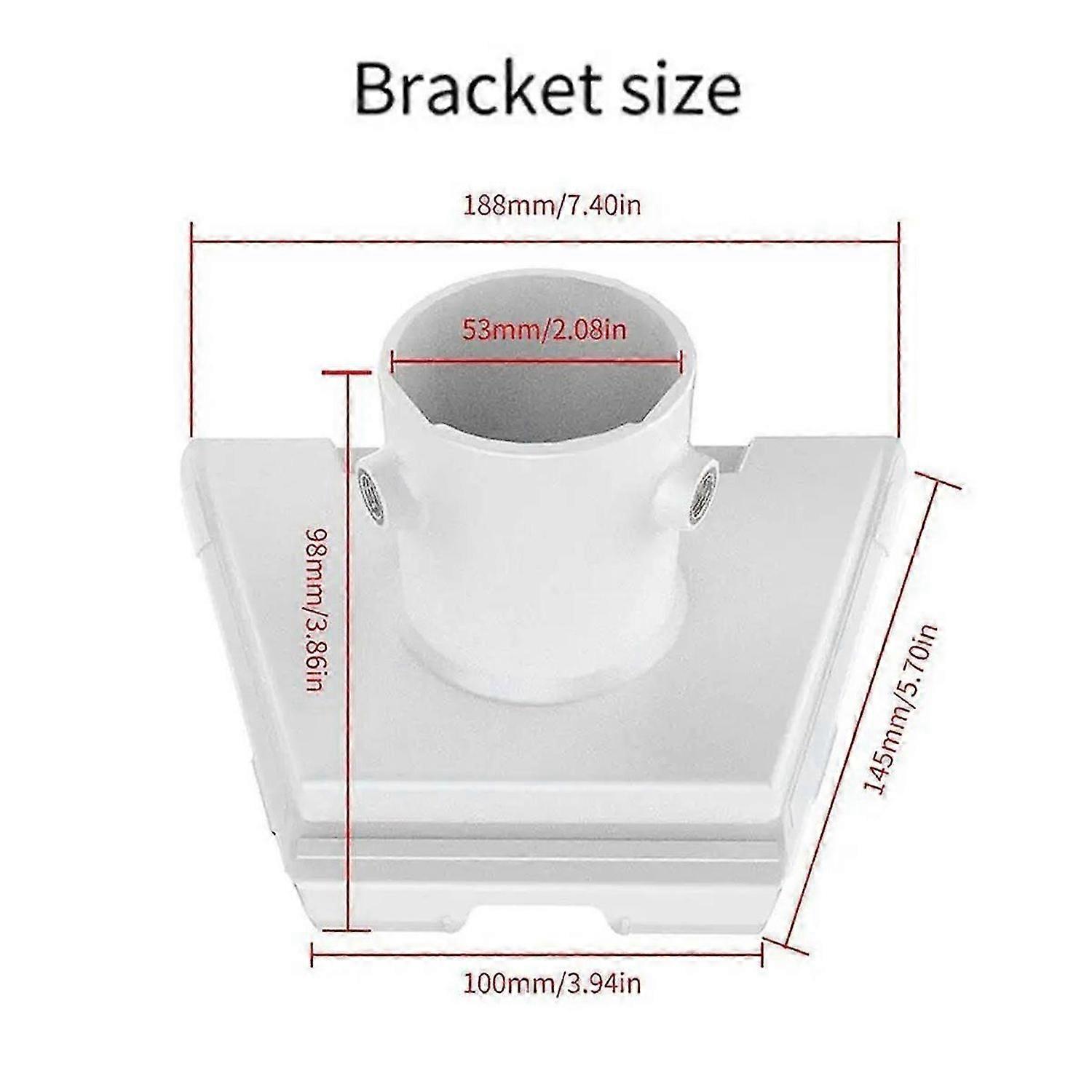 For Starlink Gen3 Pipe Adapter Round Tube Plastic Adapter