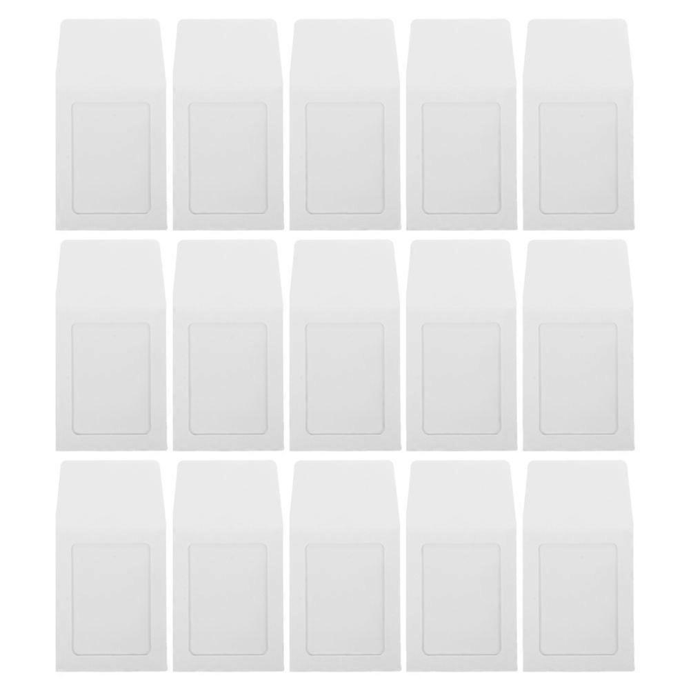 White Kraft Paper Card Envelopes for Displaying Cards Sleeves 15Pcs