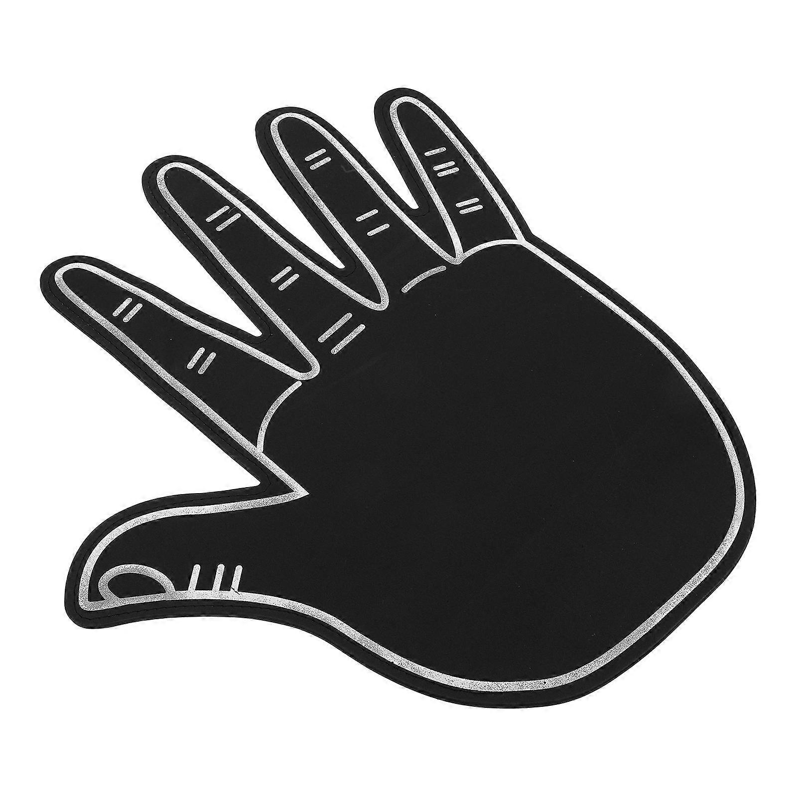 Black Foam Finger Cheerleading Foam Hand for Cheering 5Pcs Eva Material