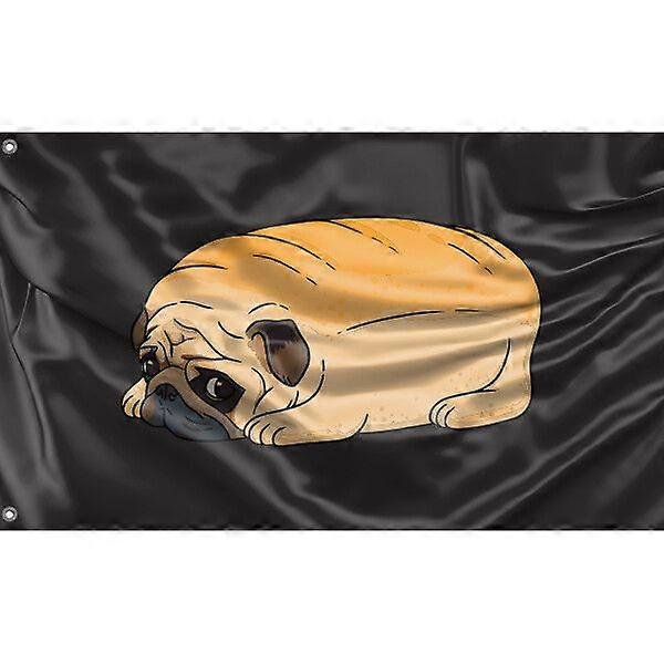 Pug Bread Flag FG1047