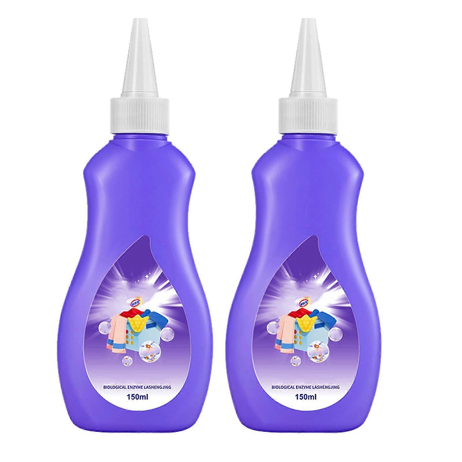 Active Enzyme Clothing Stain Remover 150ML 2PC Quick Laundry Dry Cleaner Clothes Fast Stain Removal