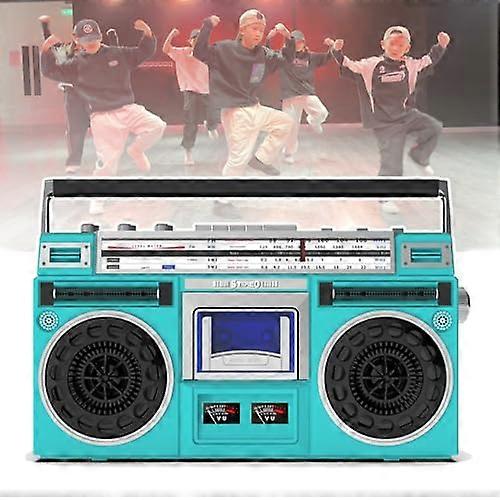 Retro Portable Cassette Machine Radio CD Player AM/FM Radio SD/USB Playback Cassette Recorder