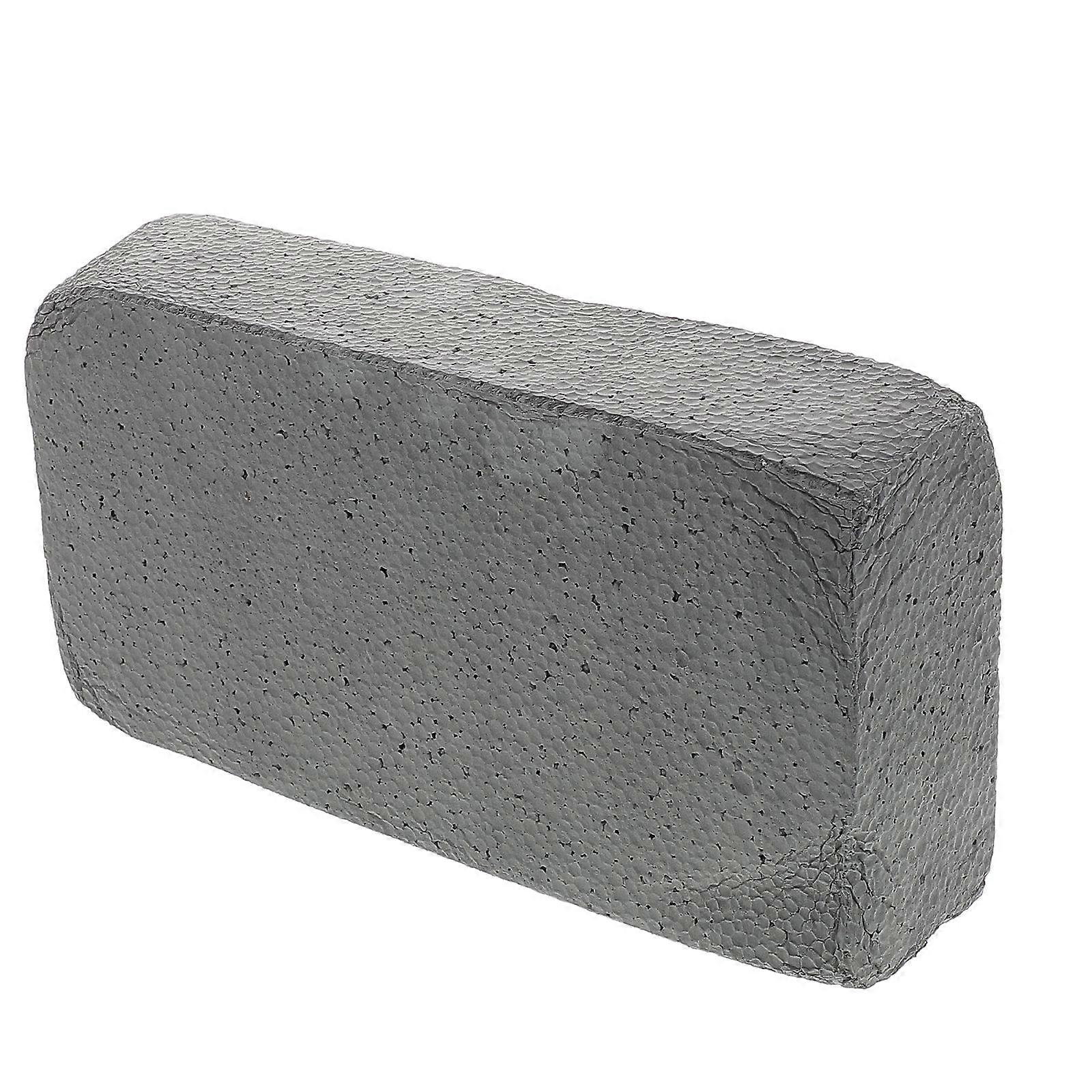 Comedy Stage Prop Lifelike Sponge Brick for Performance 3Pcs Grey Foam