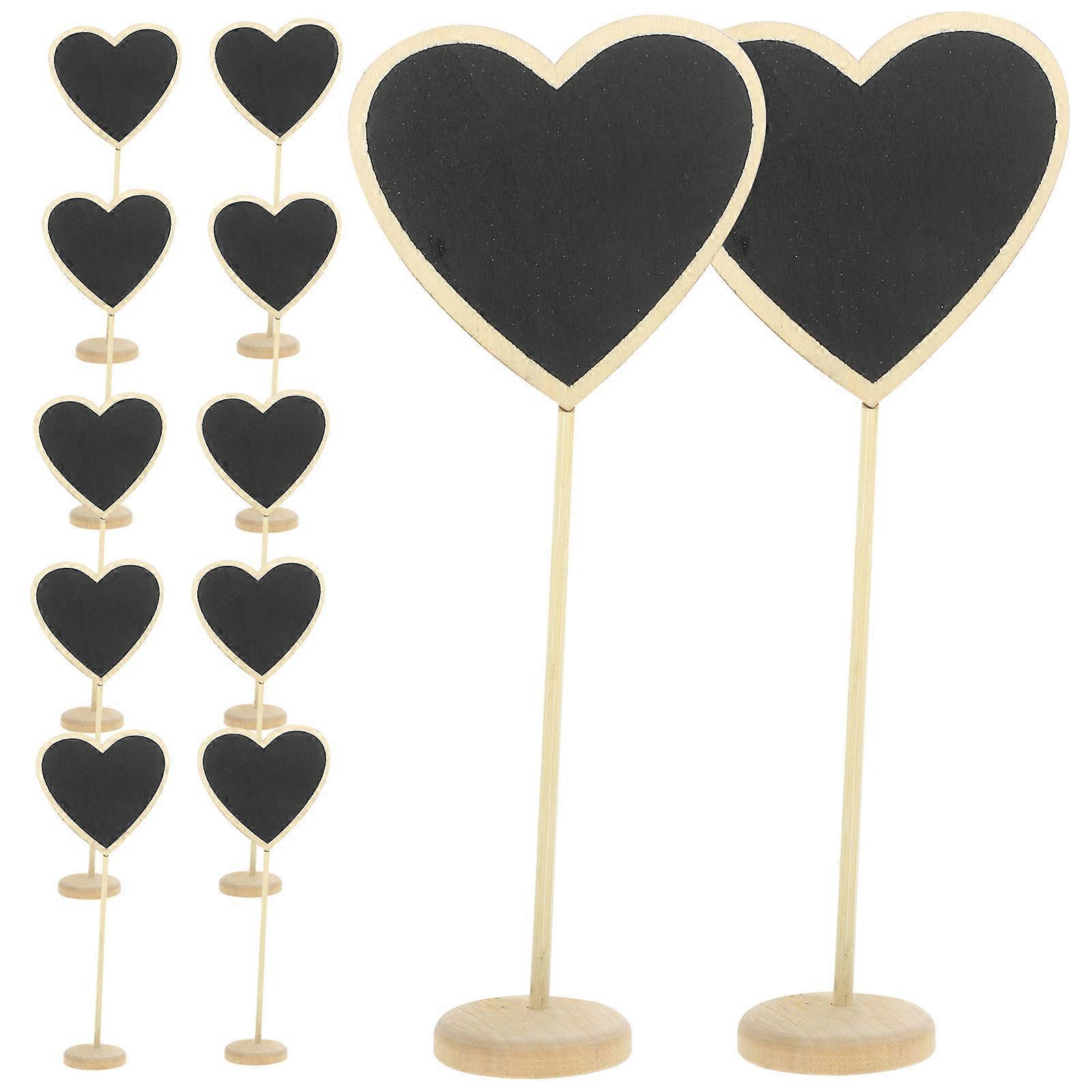 Small Blackboards Wooden Message Boards for Home 24Pcs Set