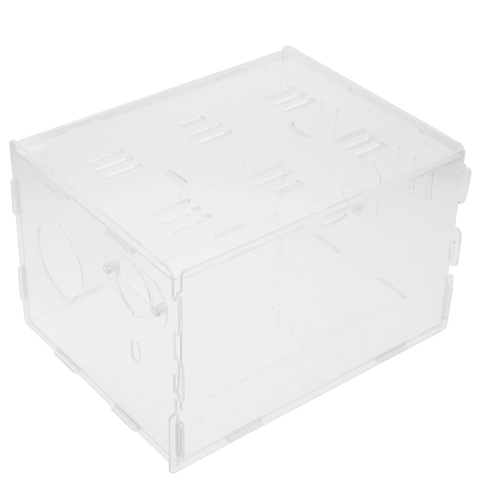 Transparent Acrylic Hamster Cage for Pet Use with 1Pcs Small Pet Villa