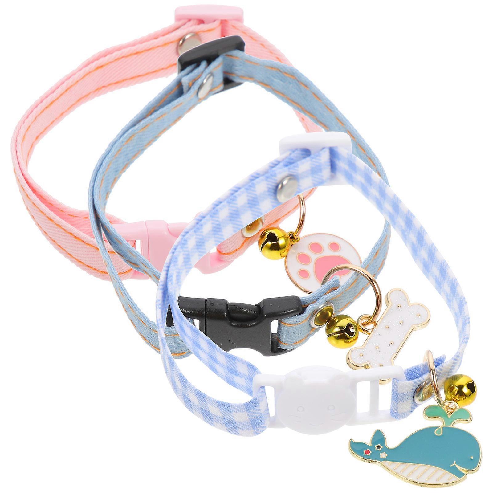 Adorable Cat Collar Kitten Neck Collar 15 Pcs Adjustable For Pet Owners Suitable For Parties