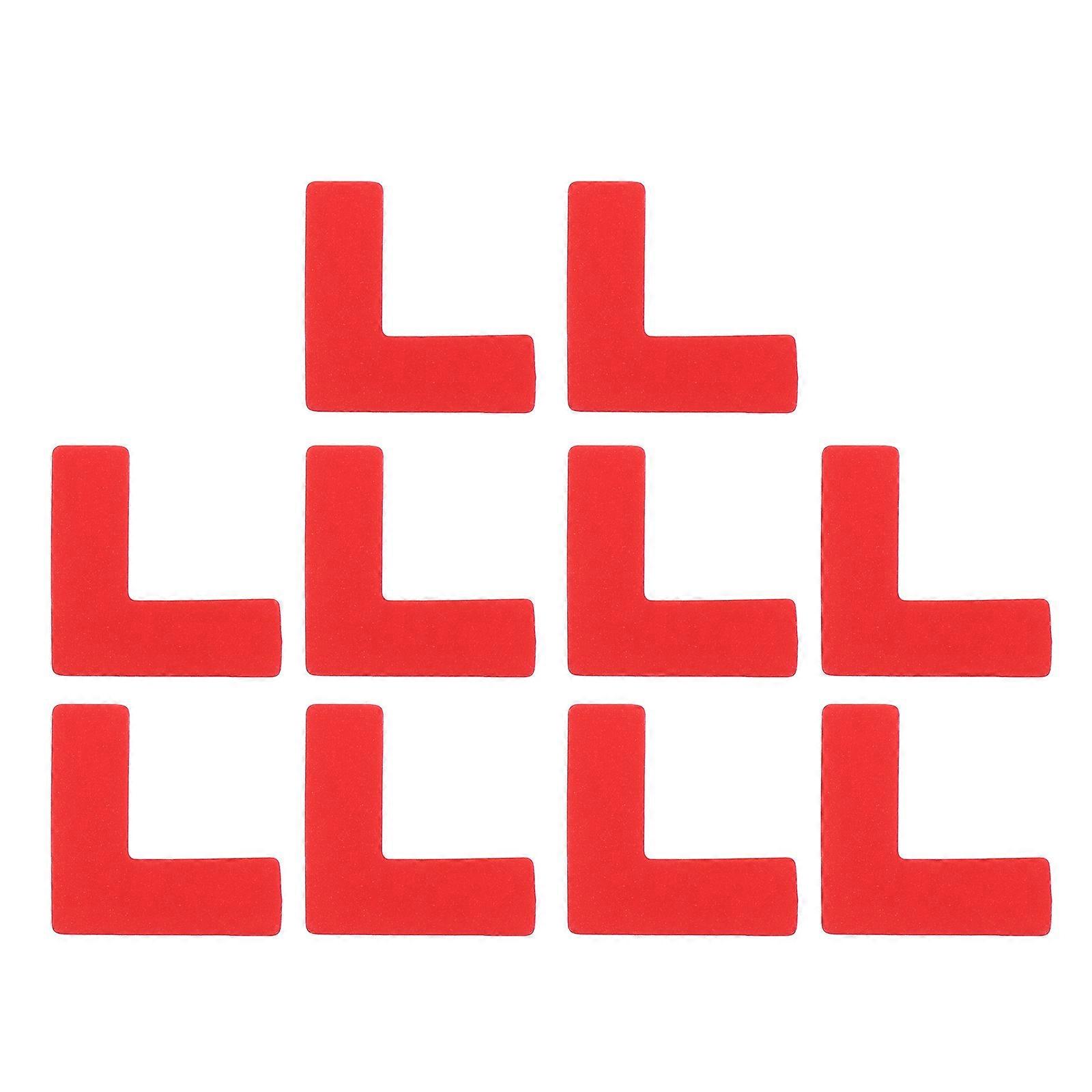 Warning Sign Decals Positioning Stickers for Directional Use 100Pcs Pack