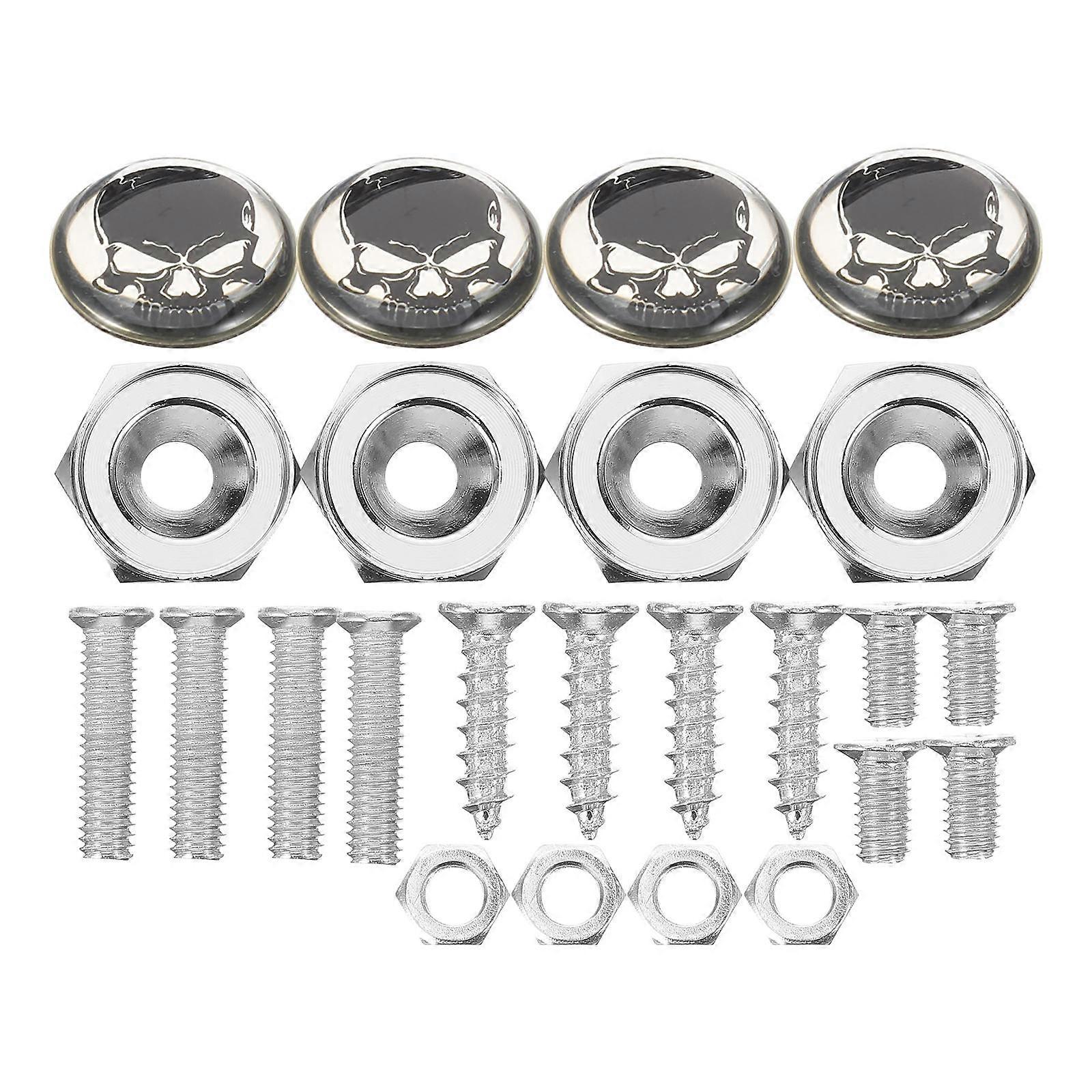 License Plate Accessories Car License Fixing Screw Mounting Kit 2Sets