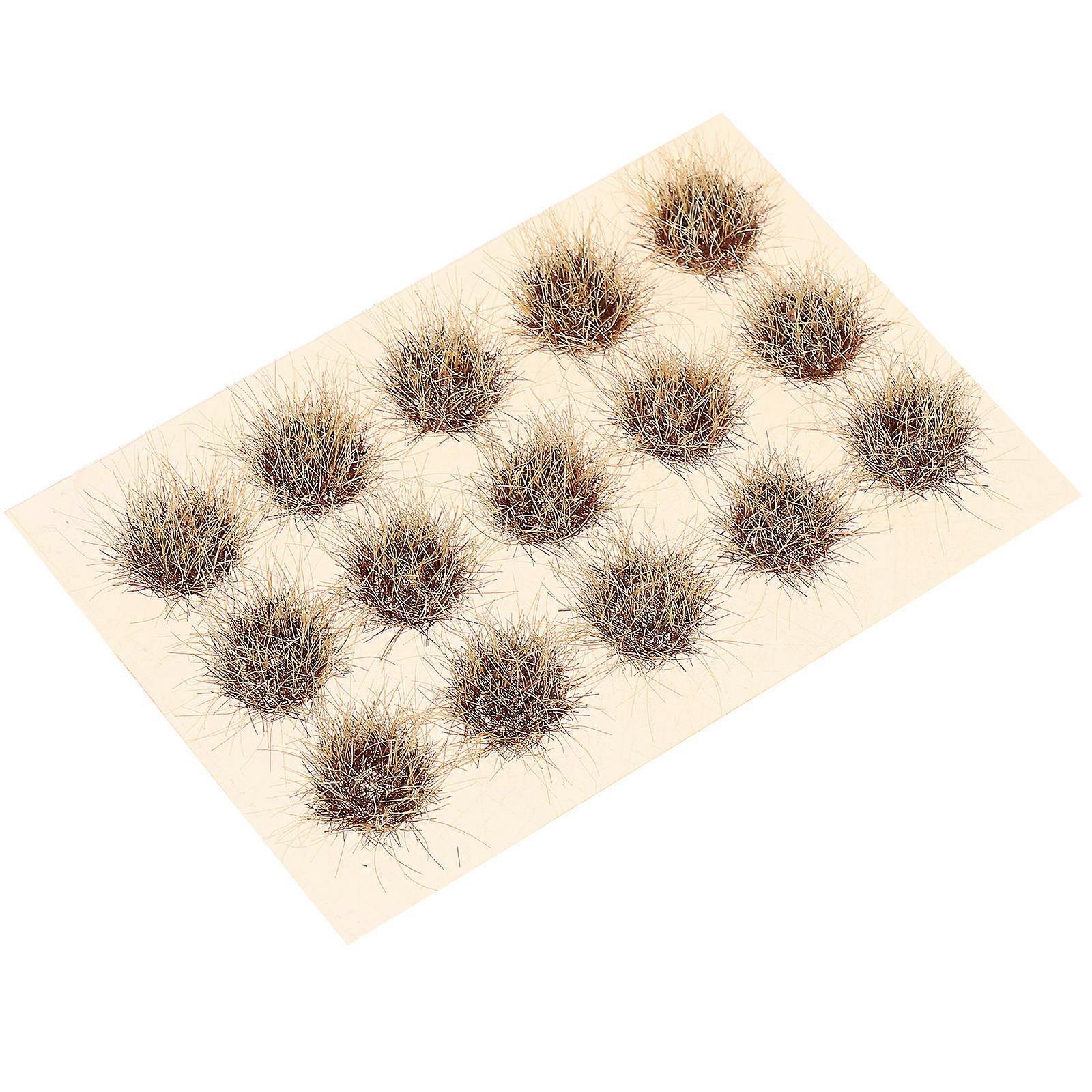Miniature Artificial Grass Cluster for Model Railway Micro Landscape 2Pcs Nylon