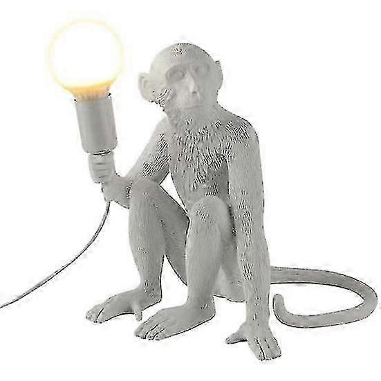 Table Light Attractive Decorative Resin Sitting Monkey Lighting Desk LED Lamp Ornament for Home 2025