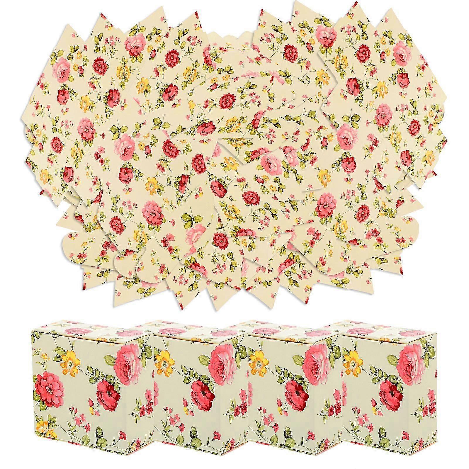 30pcs Handmade Soap Packing Boxes Square Shape Storage Box Candy Gift Boxes