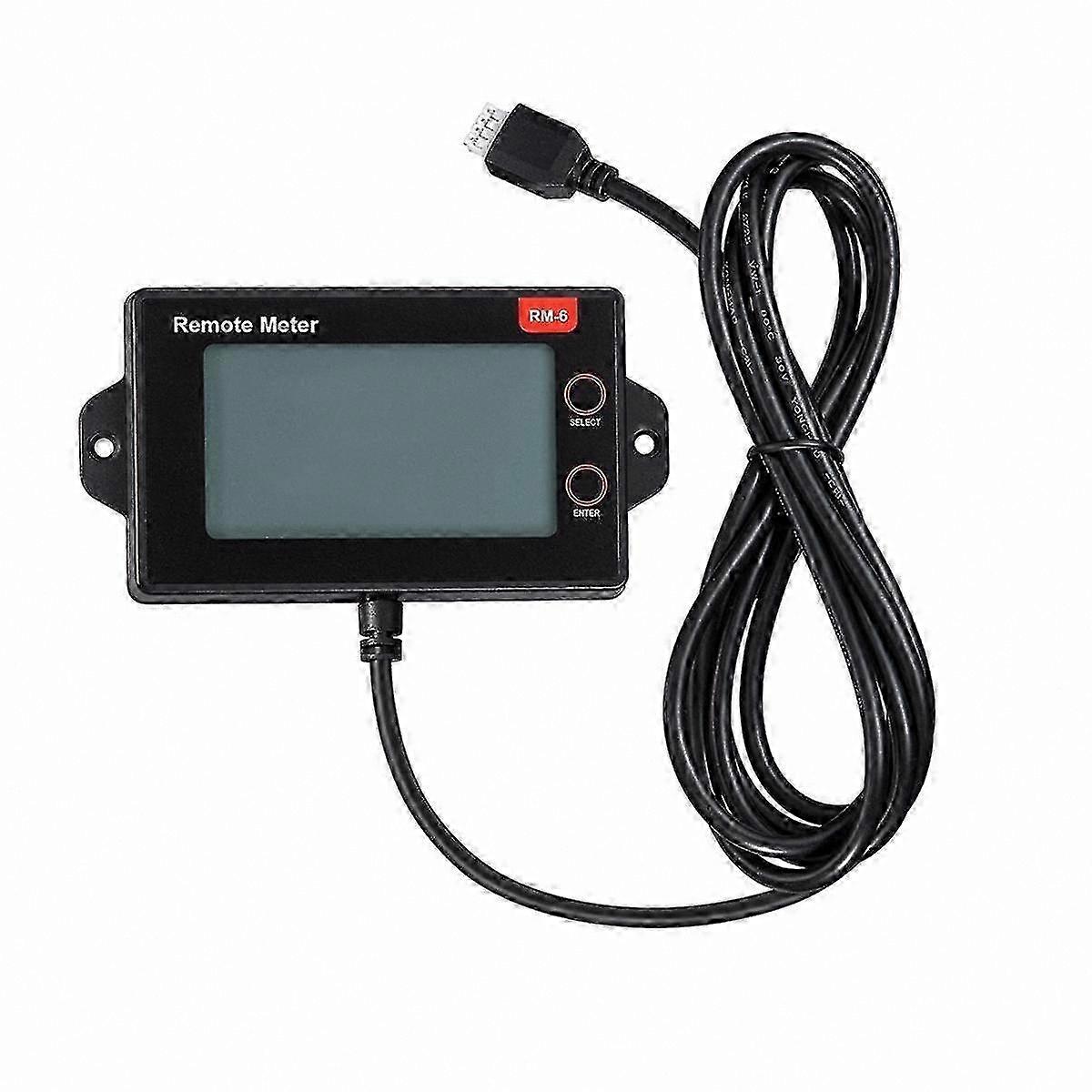 LCD Display Remote Meter for MPPT Solar Charge Controller, Real-Time Data Monitoring and Operating Status Tracking