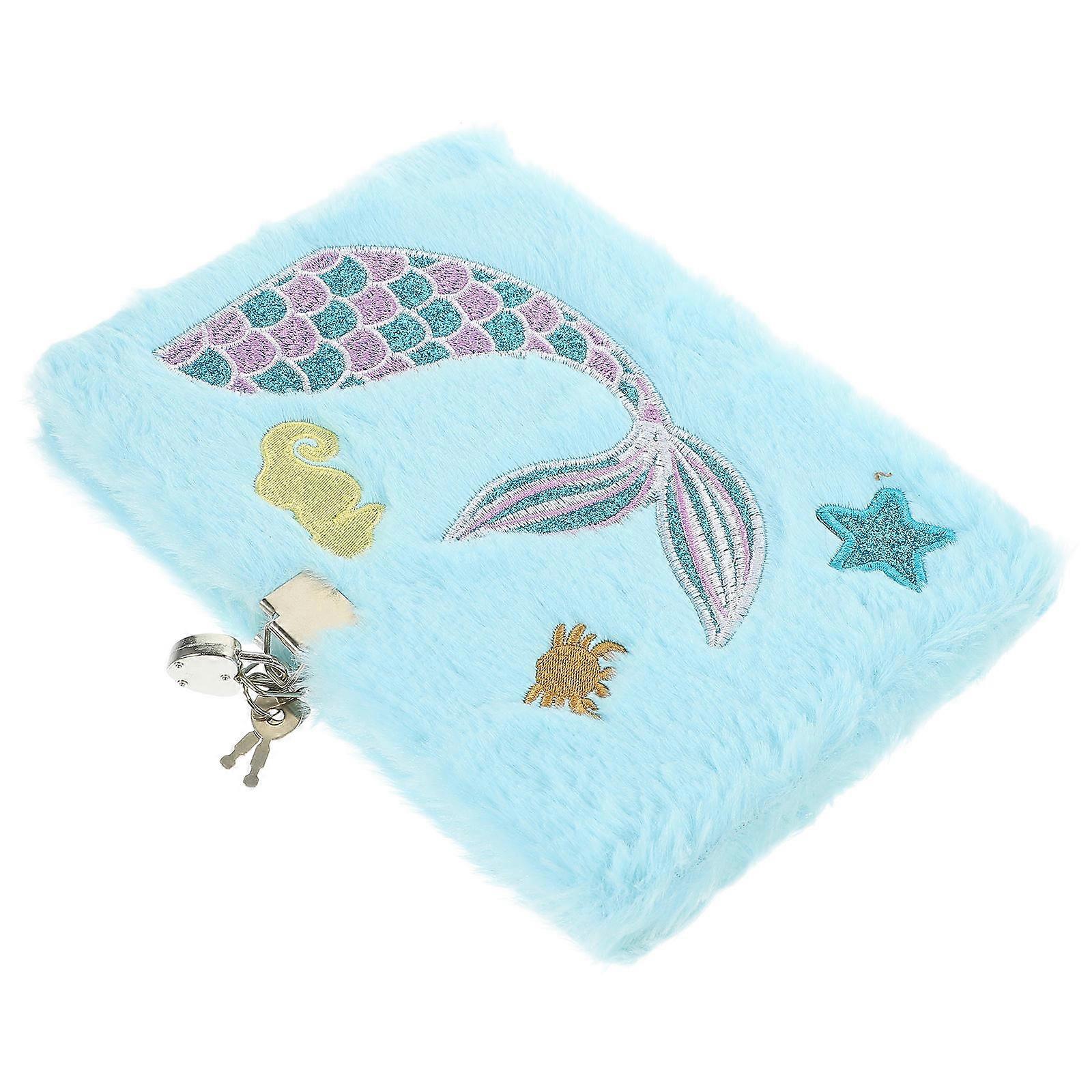 Adorable Notebook Plush Cover Notebook for Daily Use 4Pcs Fluffy Set