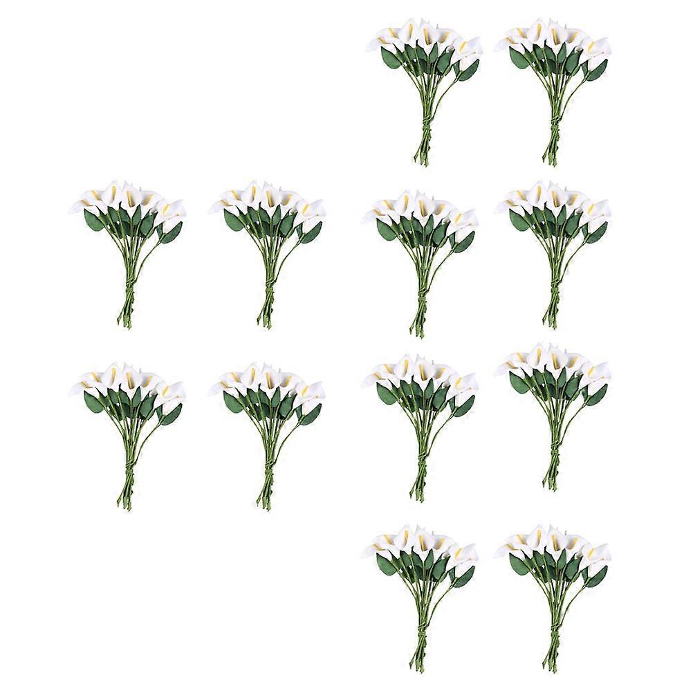 Artificial Calla Flower Simulation Flower Ornaments for Decoration 432Pcs