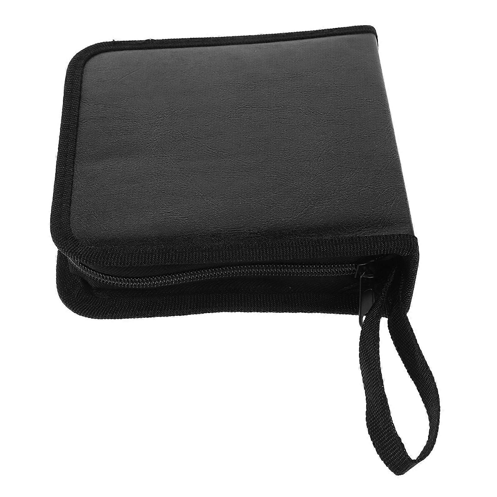 Cd Holder Organizer PU Storage Bag for 40 Capacity Discs