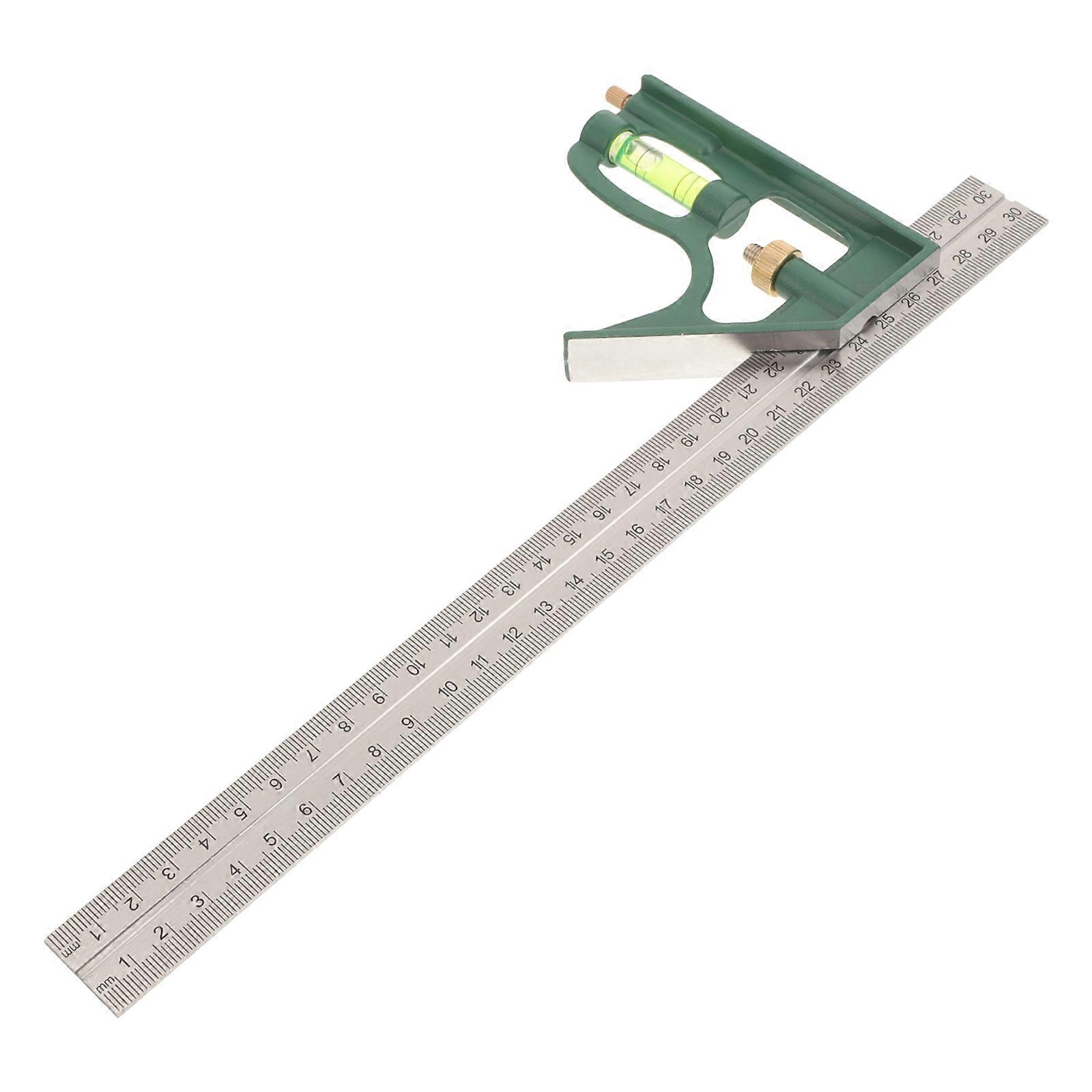 Woodworking Angle Combination Square Tool with 3Pcs for Accurate Use