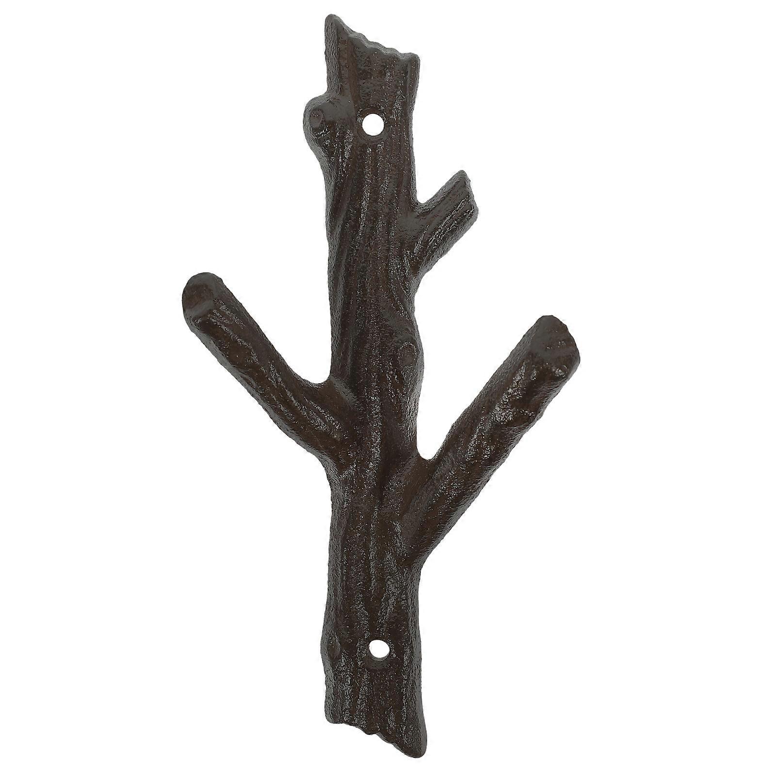 Sturdy Wall Mount Hook 4Pcs Black Tree Branch Shaped For Home Organization In Various Occasions