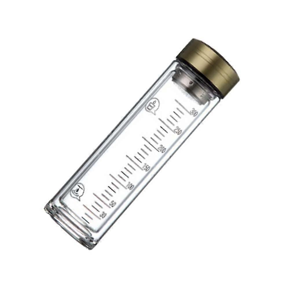 Household Glass Cup Heat Resistant Double Layer Drinking Cup 2Pcs